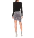 Alexandre Vauthier - Velvet miniskirt