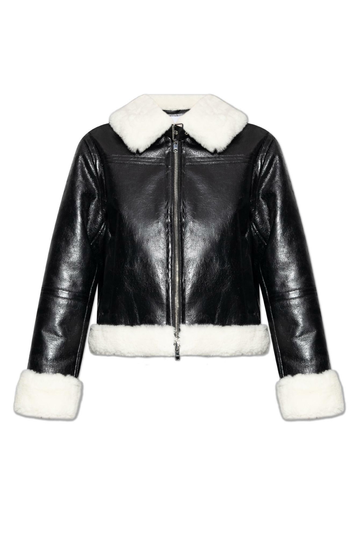 Stand Studio Brown Nyrah Faux-Leather Jacket Stand Studio
