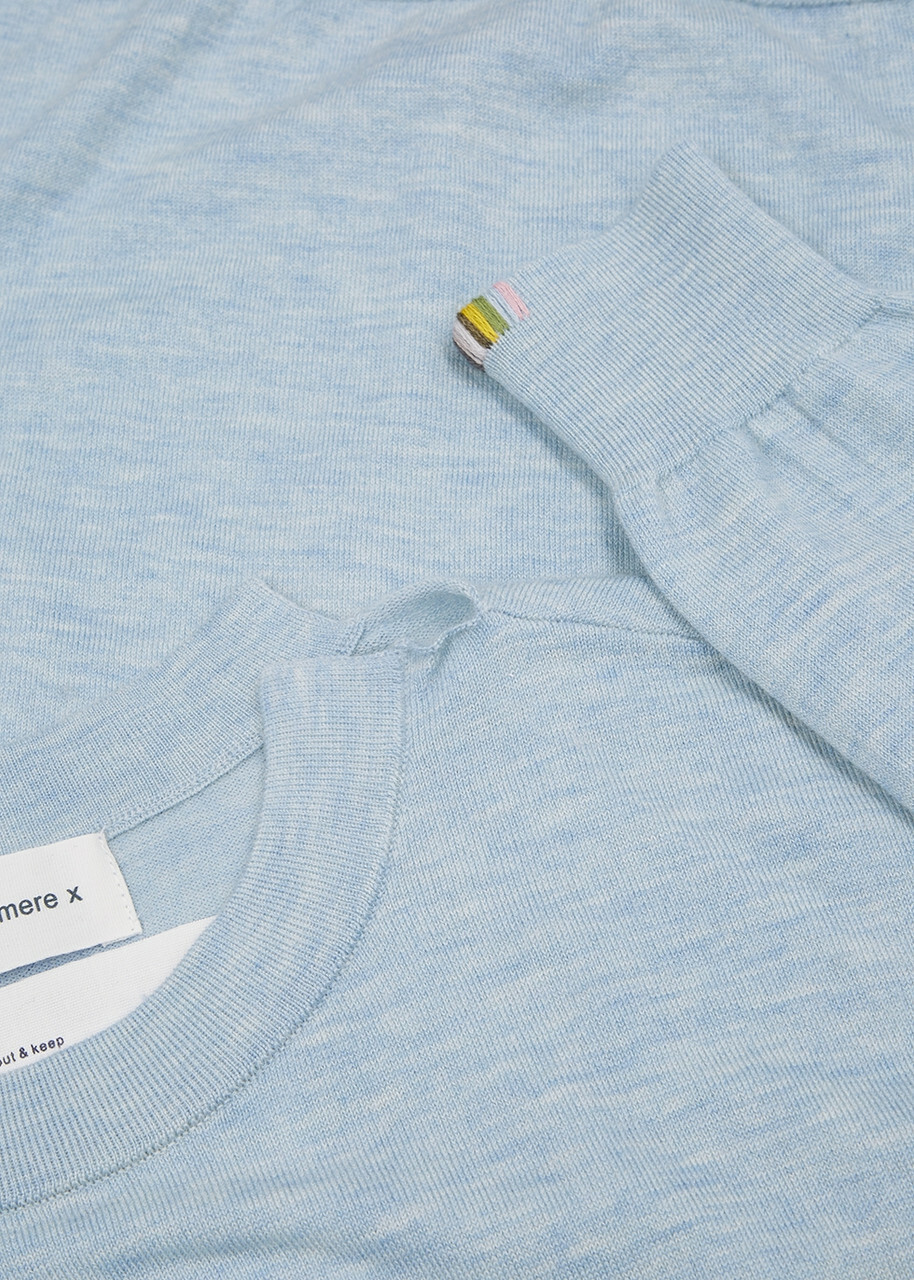 Extreme Cashmere N°233 Class Cashmere-blend Jumper - Blue - One Size