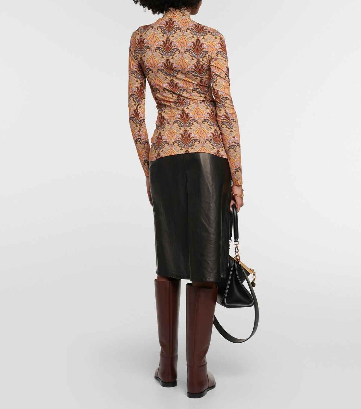 Etro Paisley jersey top
