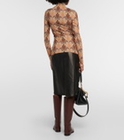 Etro Paisley jersey top