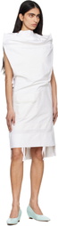 HODAKOVA White Open Pillow Case Midi Dress