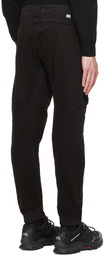 C.P. Company Black Ergonomic-Fit Cargo Pants