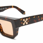 Off-White Sunglasses Off-White Silverstone Sunglasses in Havana/Camel 
