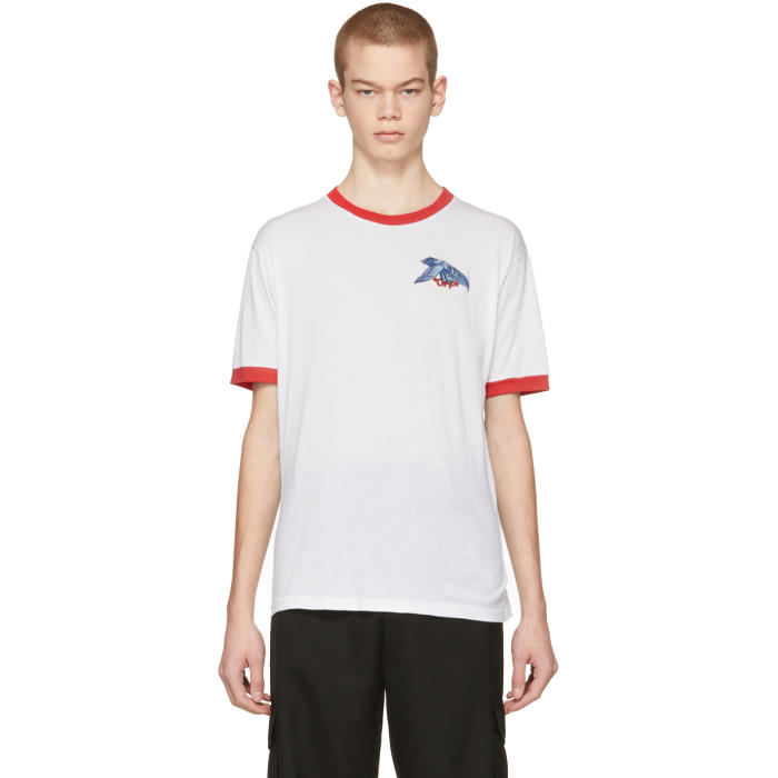 Photo: Off-White White Eagle Ringer T-Shirt