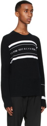 1017 ALYX 9SM Black Band Logo Sweater