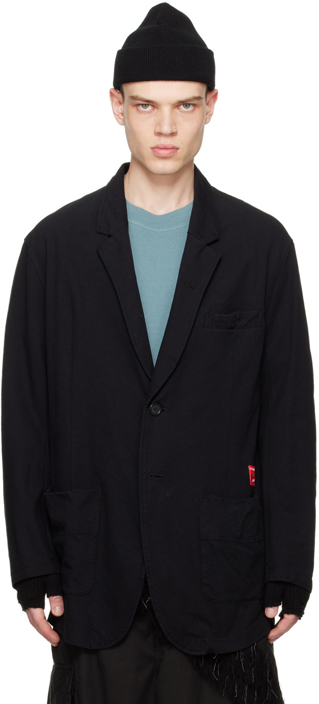 Undercoverism Black Button Blazer