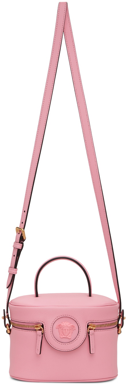 Buy Versace La Medusa Chain-detail Shoulder Bag - Pink At 29% Off