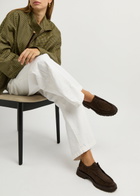 Legres Suede Derby Shoes Brown