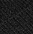 Lock & Co Hatters - Ribbed Cashmere Beanie - Black