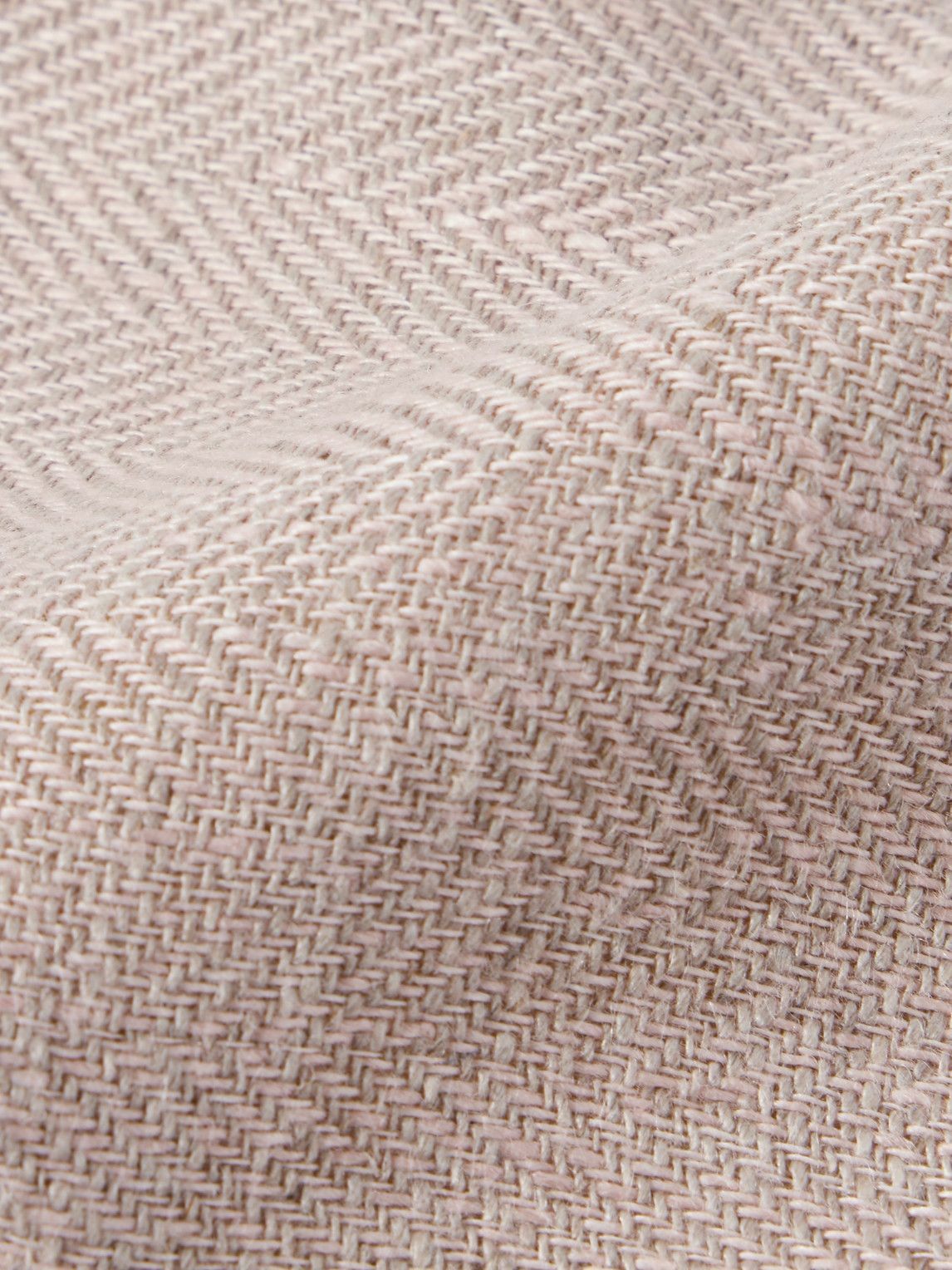 Oliver Spencer - 8cm The Southwell Herringbone Linen Tie