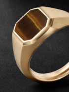 DAVID YURMAN - Streamline® Gold Tiger's Eye Signet Ring - Gold