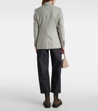 Brunello Cucinelli Wool and cashmere flannel blazer