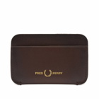 Fred Perry Men's Burnished Leather Cardholder in Oxblood