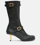 Sacai Aviator leather boots