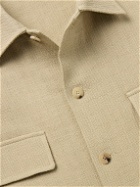 LE 17 SEPTEMBRE - Basketweave Cotton Shirt - Neutrals