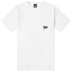 FrizmWORKS Men's Pennant Pocket T-Shirt in White