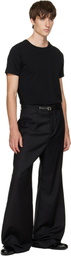 ALAINPAUL Black Elasticated Belt