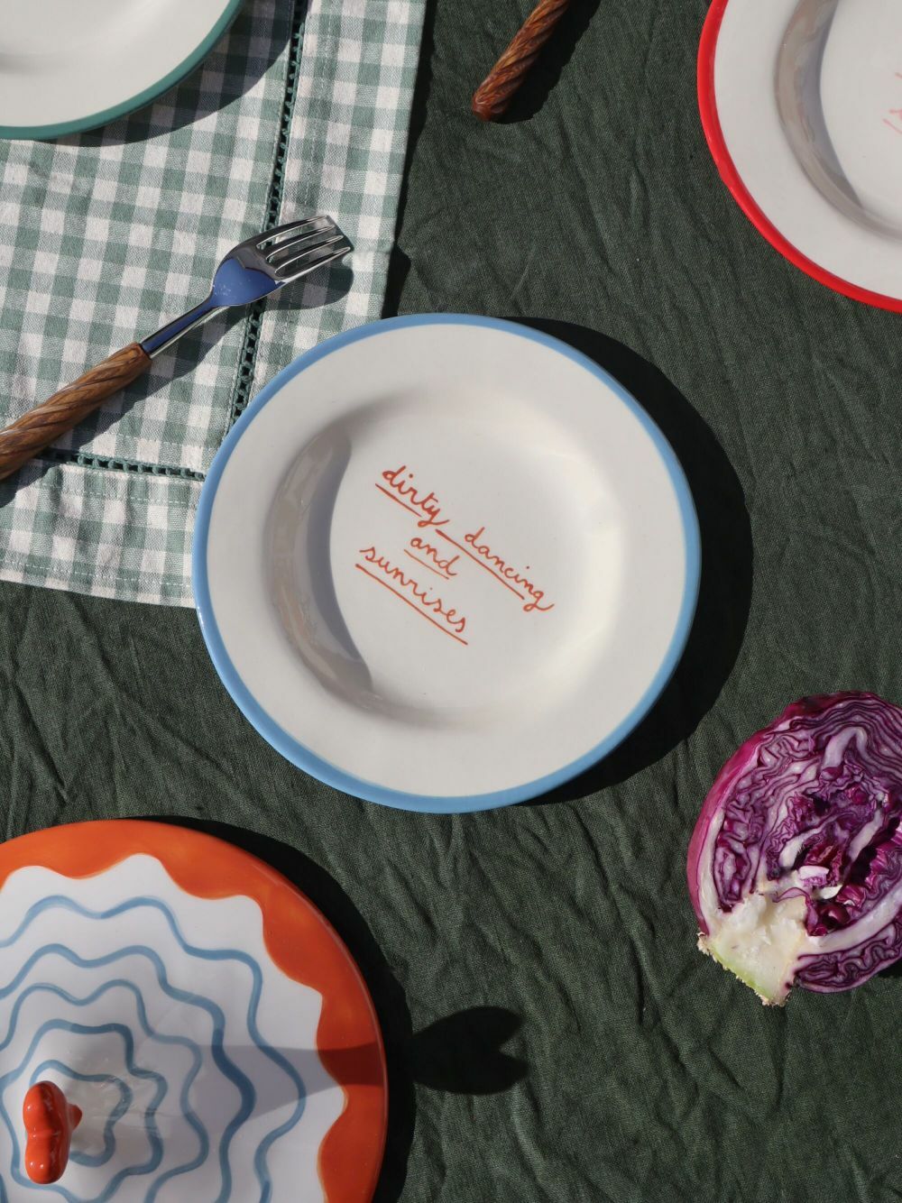 LAETITIA ROUGET X Browns Printed Plated (Set Of Four)