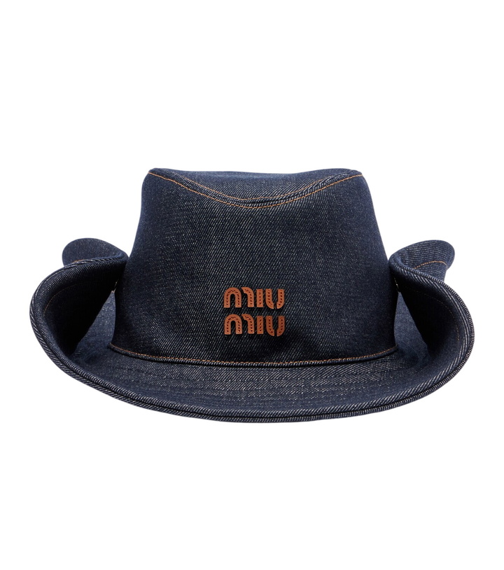 Photo: Miu Miu Denim cowboy hat