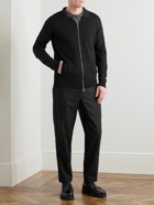 John Smedley - Alston Slim-Fit Merino Wool Zip-Up Cardigan - Black