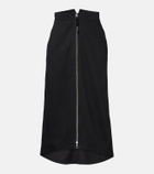 Moncler Genius x EE72 by Edward Enninful cotton midi skirt