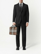 BURBERRY - Check Motif Document Case