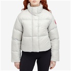 Canada Goose Women's Cypress Cropped Puffer Jacket in White