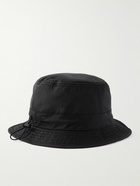 Moncler Genius - 7 Moncler FRGMT Hiroshi Fujiwara Logo-Appliquéd Shell Bucket Hat - Black