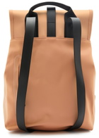 Rains Bucket Rubberised Backpack - Peach - One Size