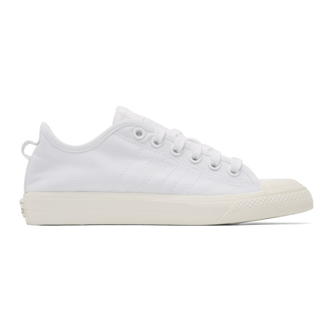 Photo: adidas Originals White Nizza RF Sneakers