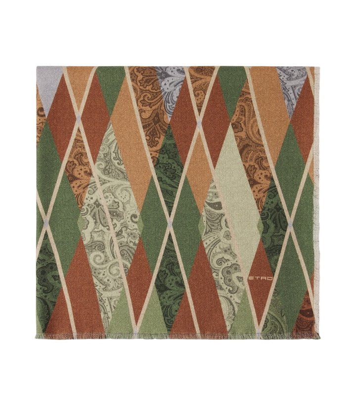 Photo: Etro Harlequin wool throw