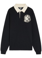 Billionaire Boys Club Appliquéd Cotton Rugby top Black