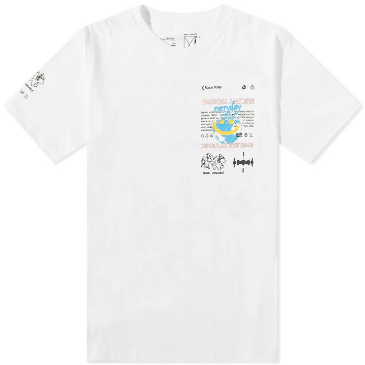 Photo: Space Available Men's Radical Nature Now T-Shirt in White