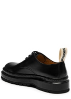 Jacquemus Les Derbies Pavane Leather Derby Shoes Black