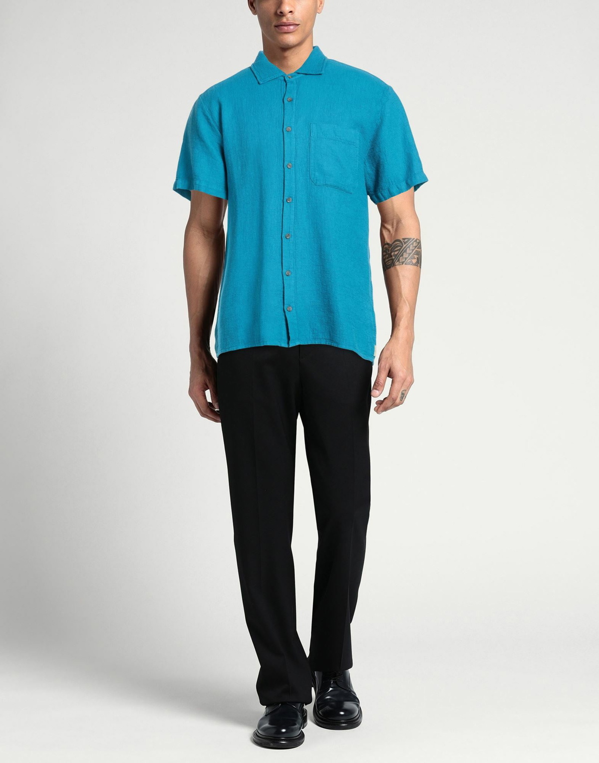 Crossley Mens Shirt Azure