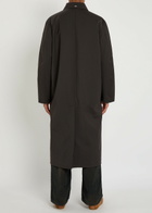 Our Legacy Pinstriped Woven Coat Brown