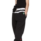 Marni Dance Bunny Black Striped Bunny Lounge Pants