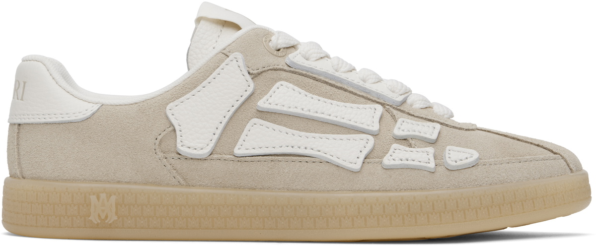 【関税込み】AMIRI ベージュ Pacific Bones スニーカー AMIRI Beige Pacific Bones Sneakers Amiri