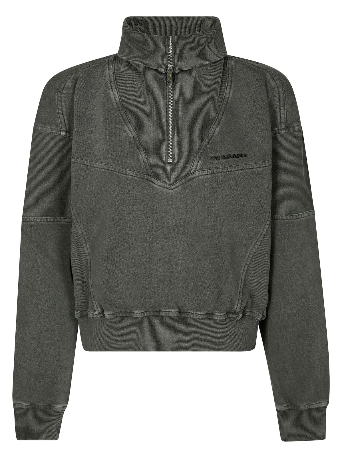 ダウンジャケット・コート ISABEL MARANT ETOILE Slate cotton blend Gally jacket Marant Étoile Slate Cotton Blend Gally Jacket | italist