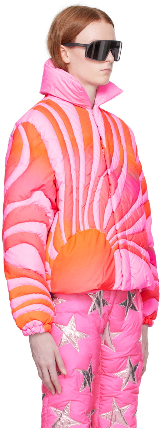 ERL Pink Sunset Down Jacket