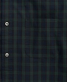 Brooks Brothers Men's Friday Shirt, Poplin Black Watch | Navy/Green