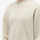 Bram's Fruit Men's Distressed Slogan Sweater in Light Beige