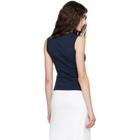 FLORE FLORE Navy Iman Tank Top