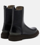Brunello Cucinelli Monili leather Chelsea boots