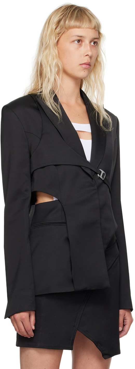 HELIOT EMIL Black Harness Blazer