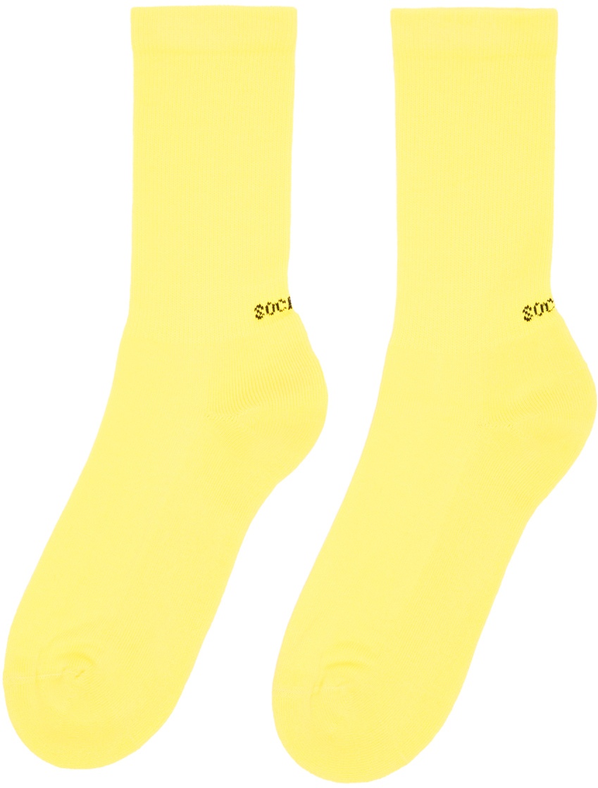 SOCKSSS Two-Pack Yellow & Purple Socks Socksss