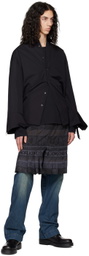 Marina Yee Black Deconstructed Long Sleeve T-Shirt