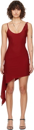 Courrèges Red Scarf Midi Dress