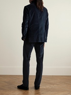 Massimo Alba - Sloop Cotton-Velvet Suit - Blue